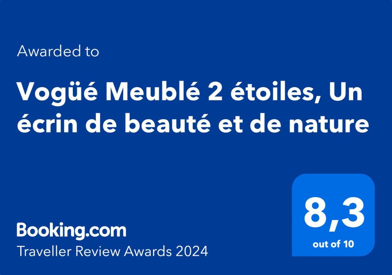 Vogüé Meublé 2 étoiles, Un écrin De Beauté Et De Nature Apartamento Vogue